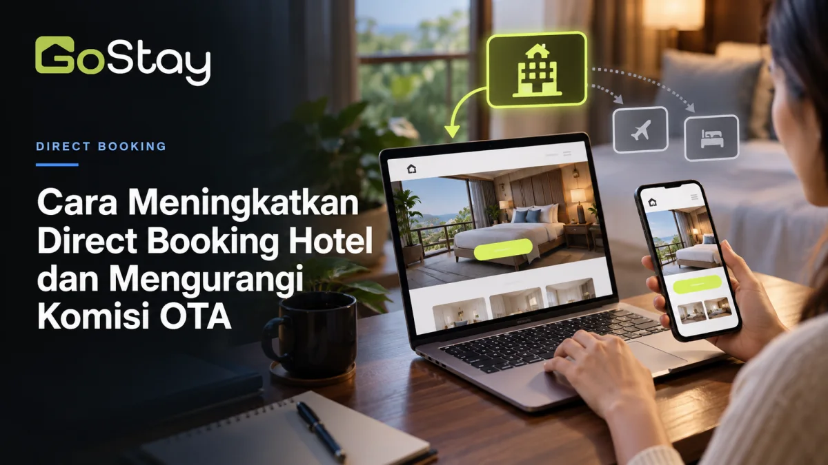 Direct booking hotel melalui website dan ponsel dibanding jalur OTA