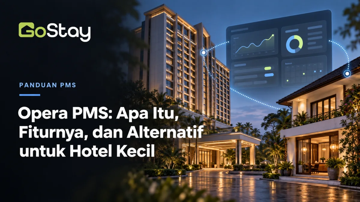 Opera PMS dan alternatif sistem untuk hotel kecil digambarkan dengan dua ukuran properti