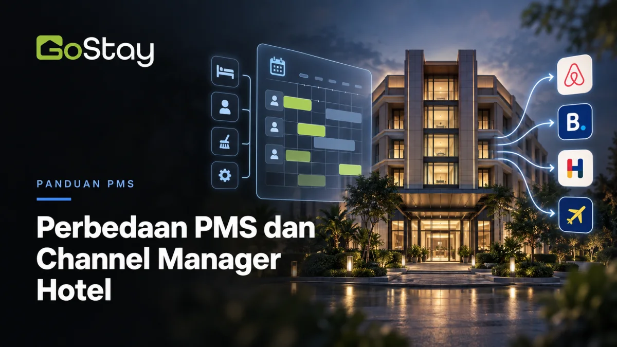 Perbedaan PMS dan channel manager dalam operasi hotel dan distribusi kamar